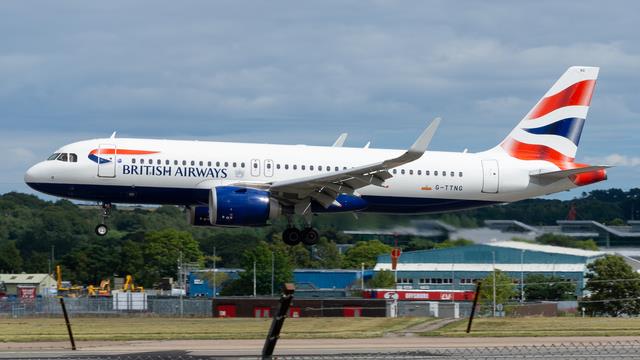G-TTNG:Airbus A320:British Airways